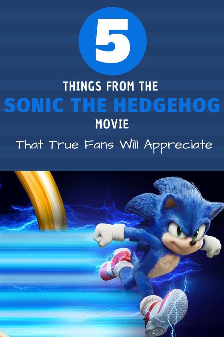 5 easter eggs in the Sonic The Hedgehog Move