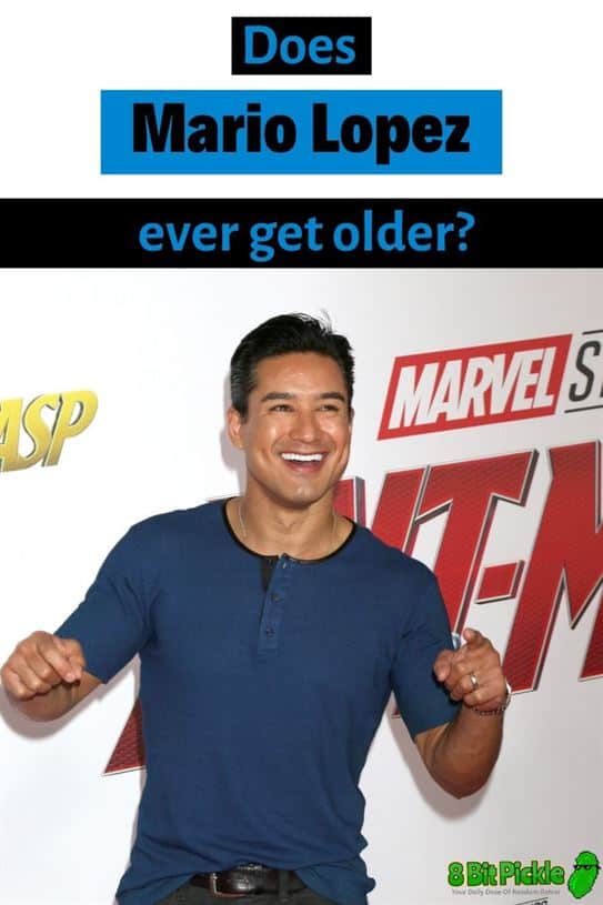 Does Mario Lopez Get Older