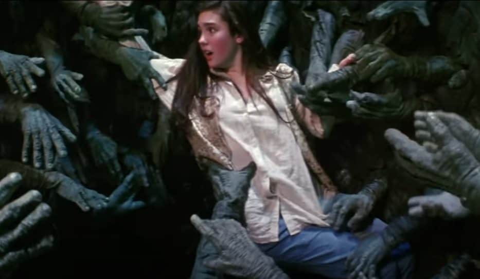 Scary scene from the Labyrinth movie