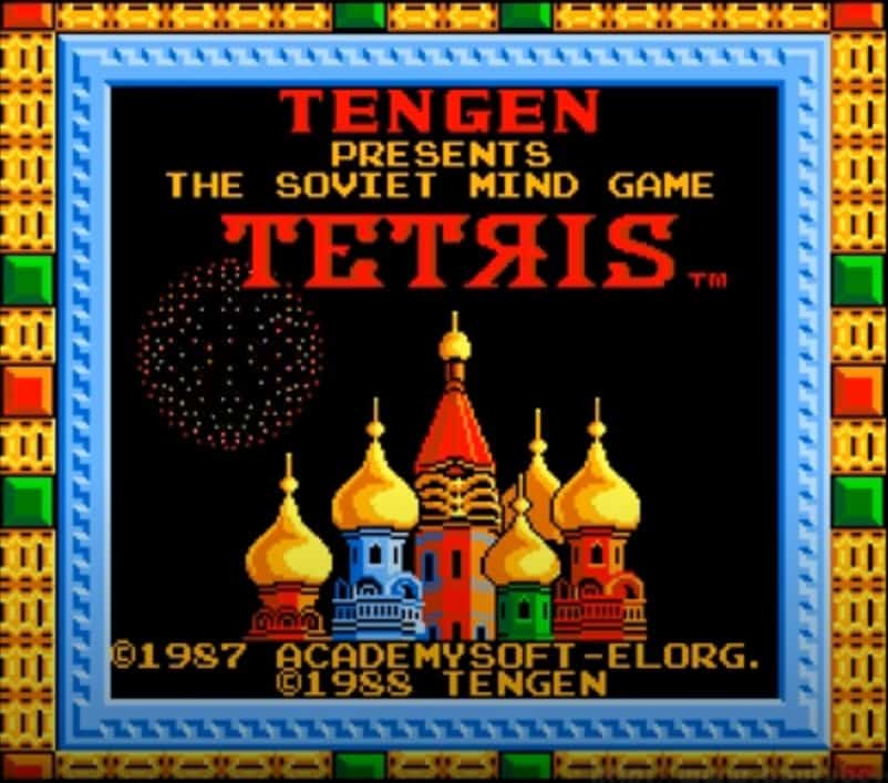 2 Player Mode in Tengen Tetris