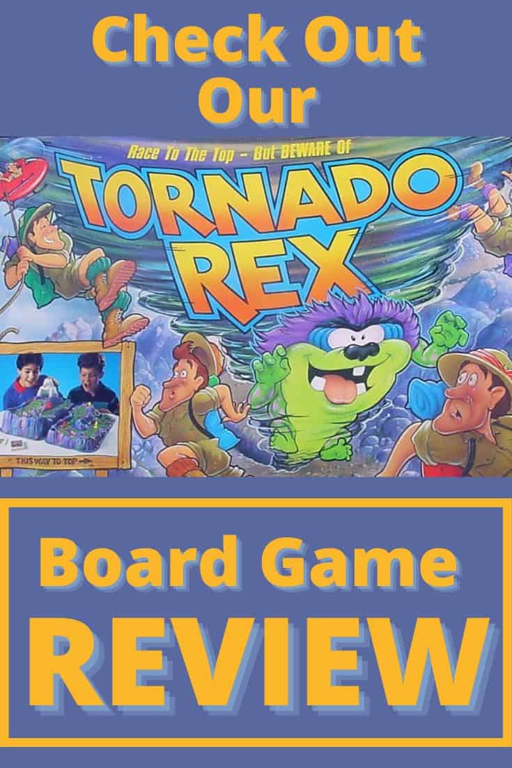 Parker Brothers Vintage Tornado Rex Board Game