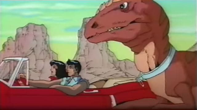 Cadillacs And Dinosaurs Cartoon