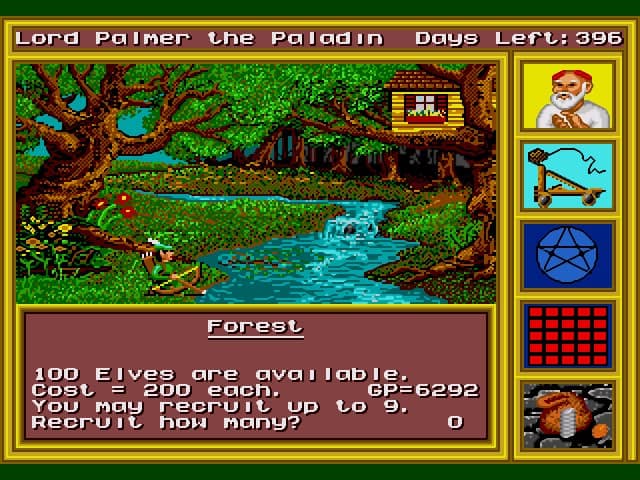 King's Bounty Classic Role Playing on the Genesis