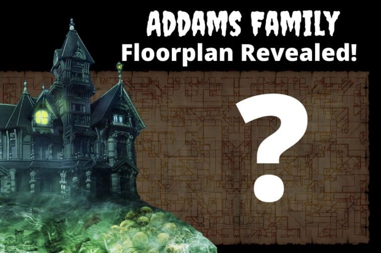 The Addams Family House Floor Plan