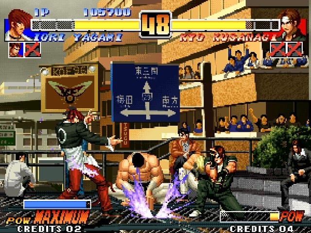 Iori Yagami in The King of Fighters 98
