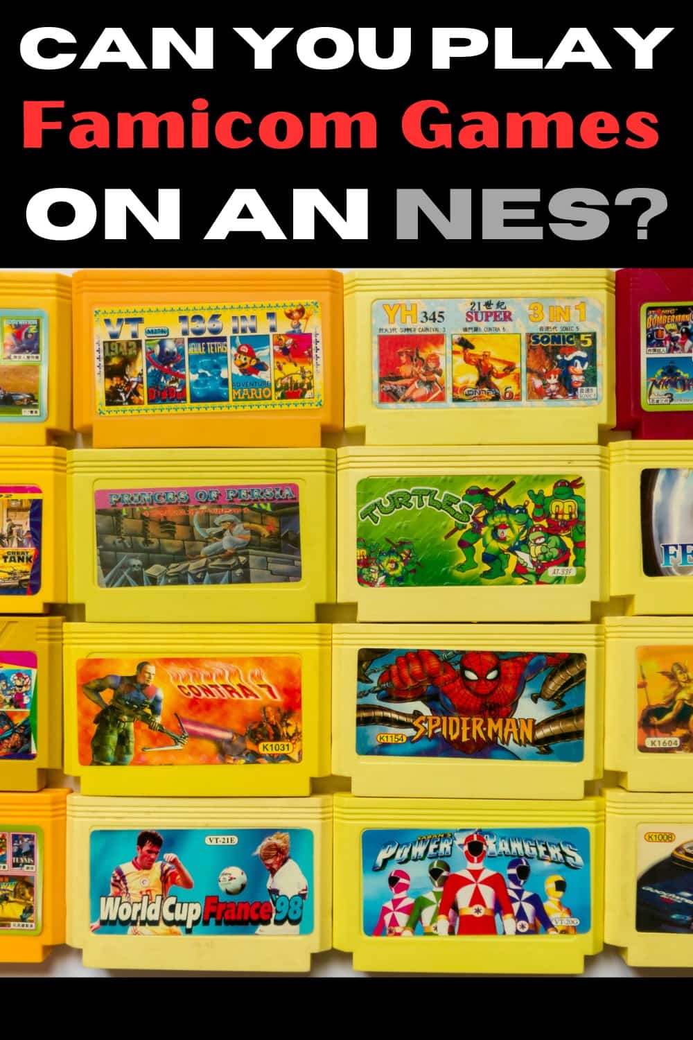 Yes. You can play Famicom Games on an NES