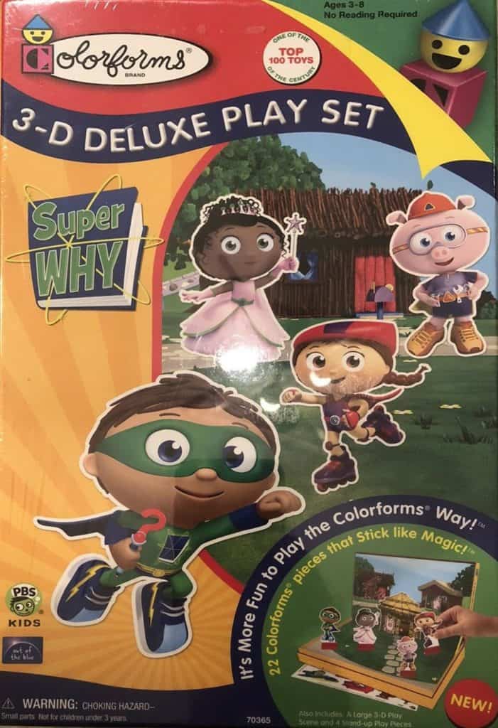 Super Why Colorforms Playset
