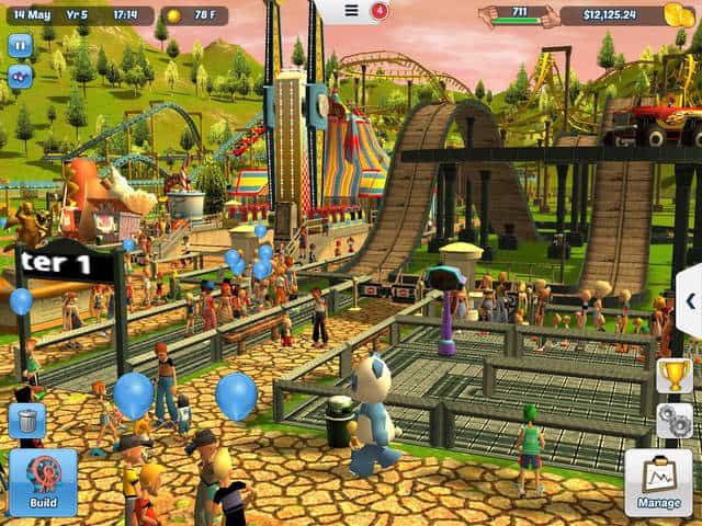 Roller Coaster Tycoon 3 game for iphone