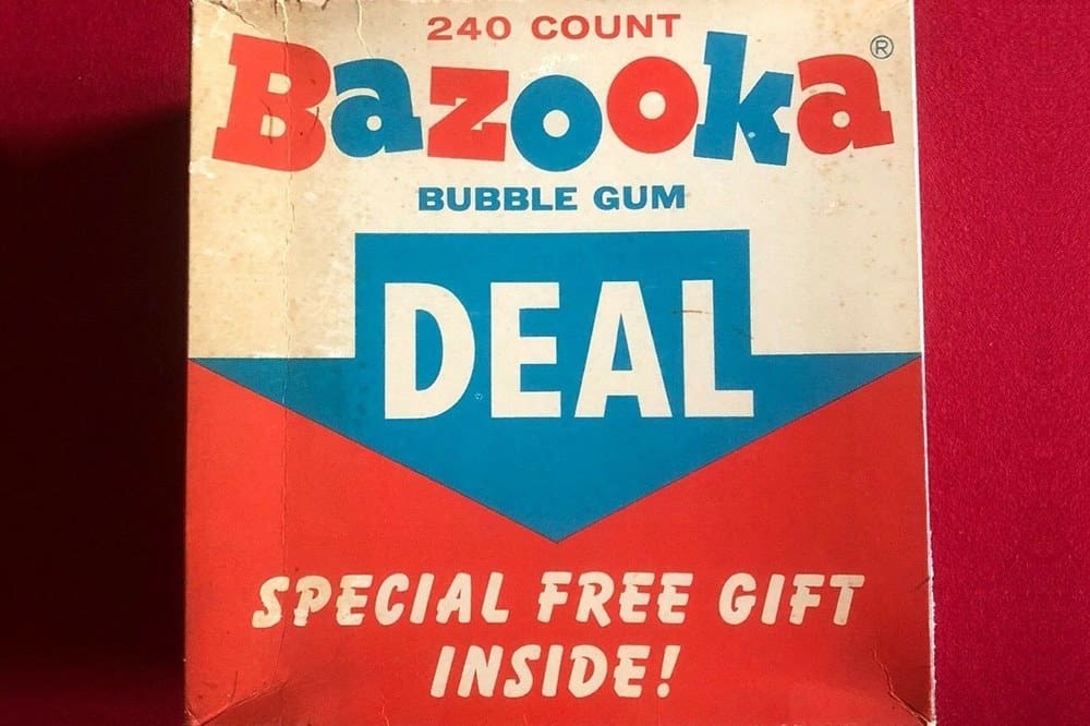 Huge box of Bazooka bubble gum