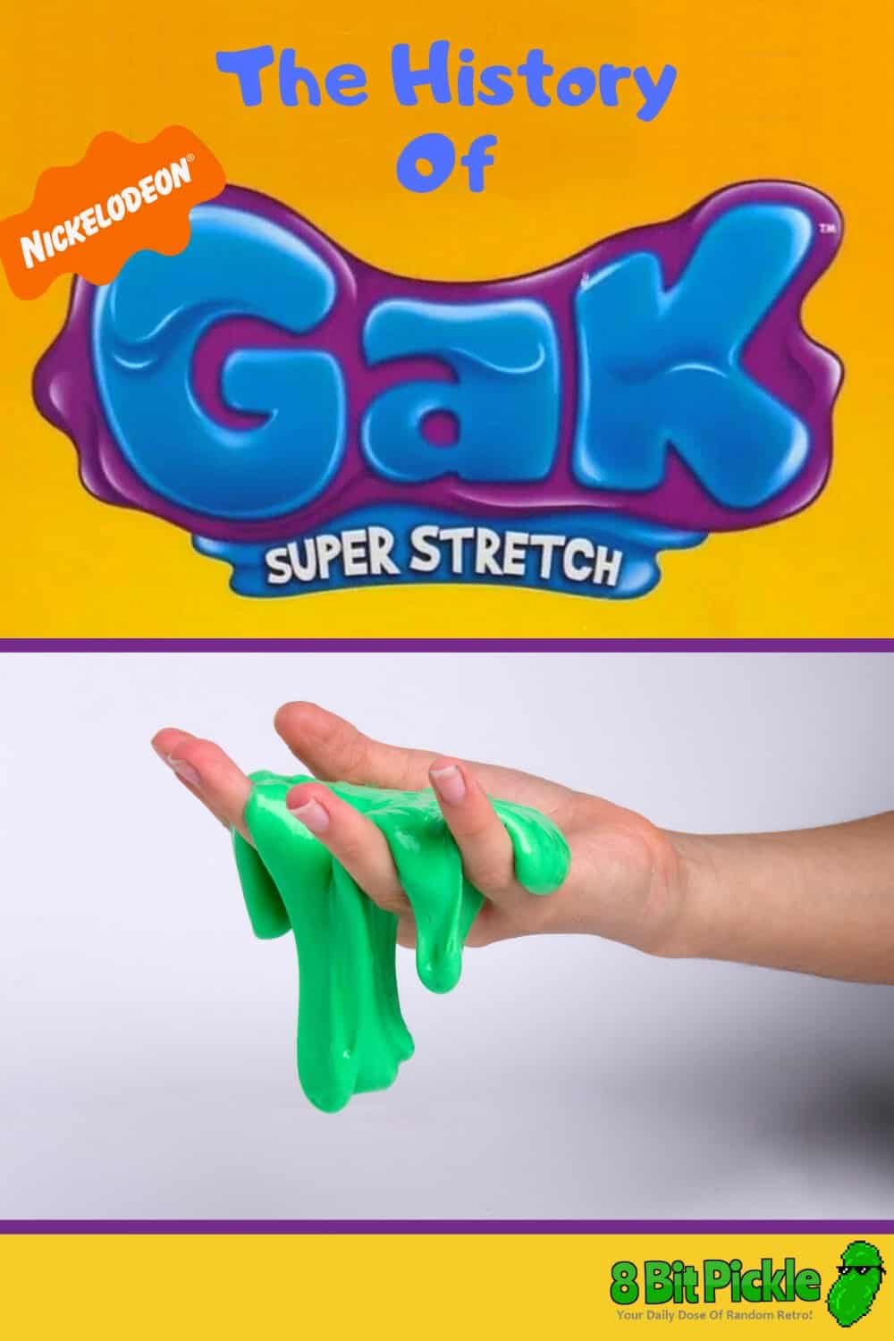 Nickelodeon Gak the slime toy designed by Mattel