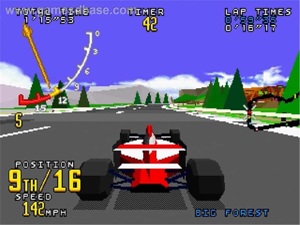 Virtua Racing in the 90s Arcade