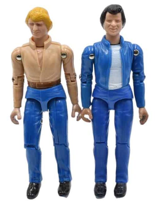 Bo and Luke Duke action figures from the 80s
