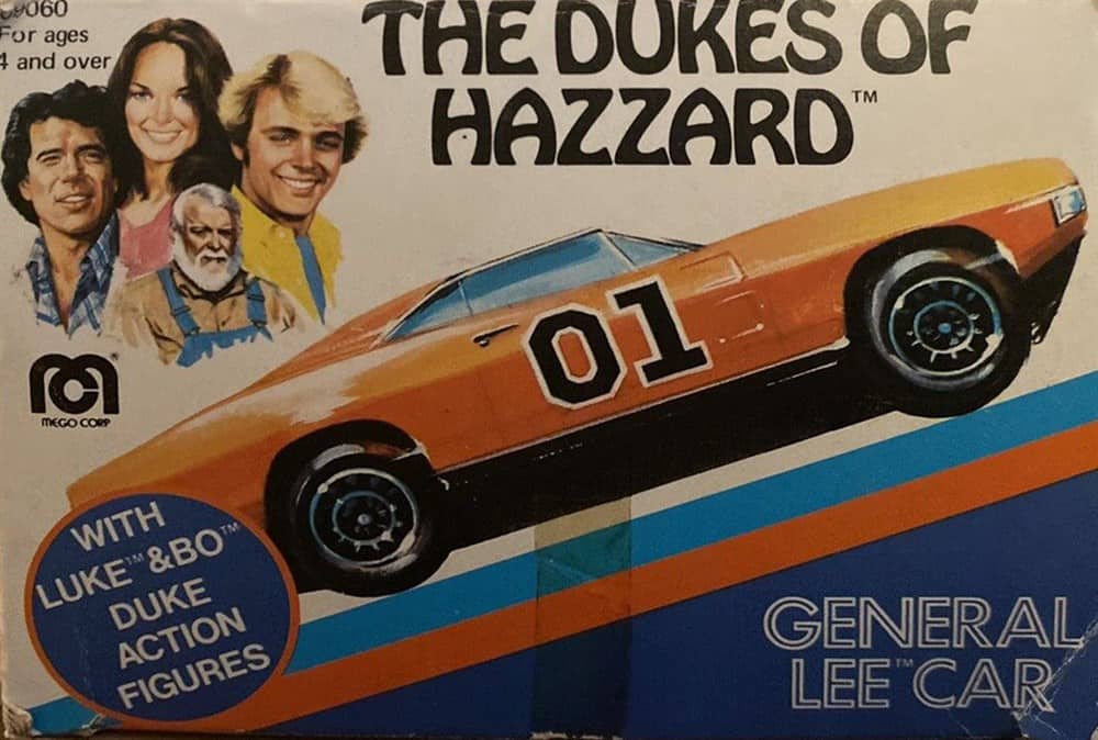 General Lee toy car in the box
