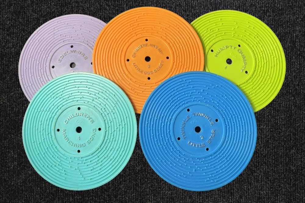 Plastic Records For Fisher Price Music Box Record Player