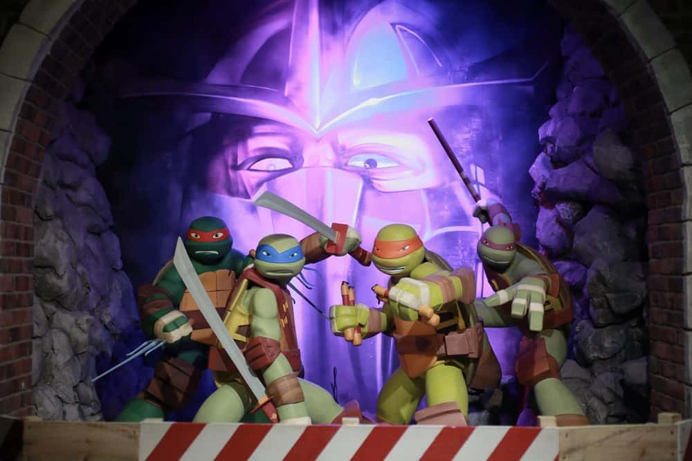 The Ninja Turtles in full colour