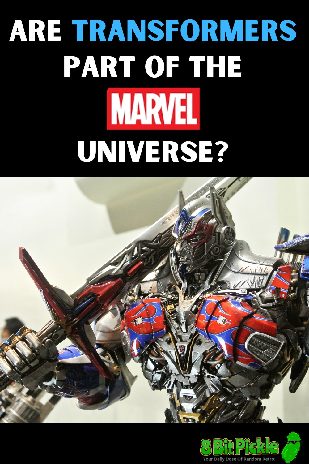 Transformers are not part of the Marvel Universe
