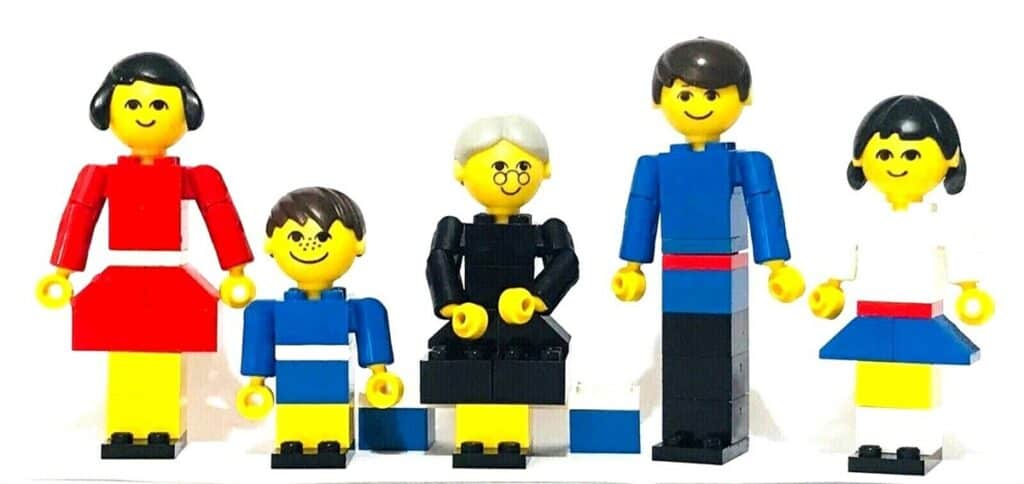 LEGO Family Figures were the first Lego Minifigures