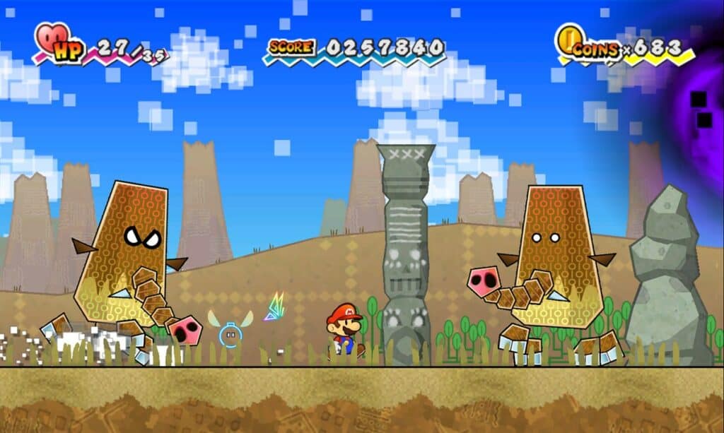 Super Paper Mario is a Wii RPG