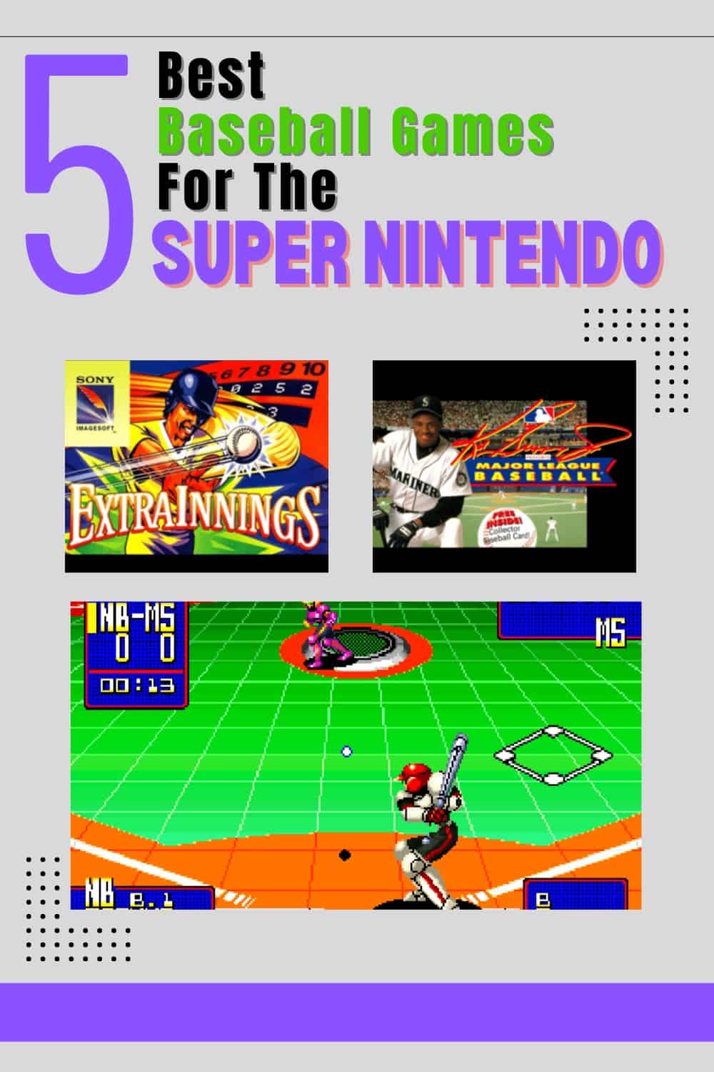 What is the best baseball game for SNES?