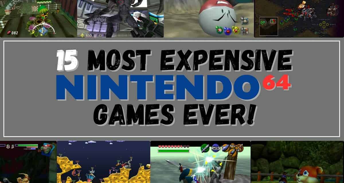 15 Most Expensive Nintendo 64 Games Ever! Do You Have Any?