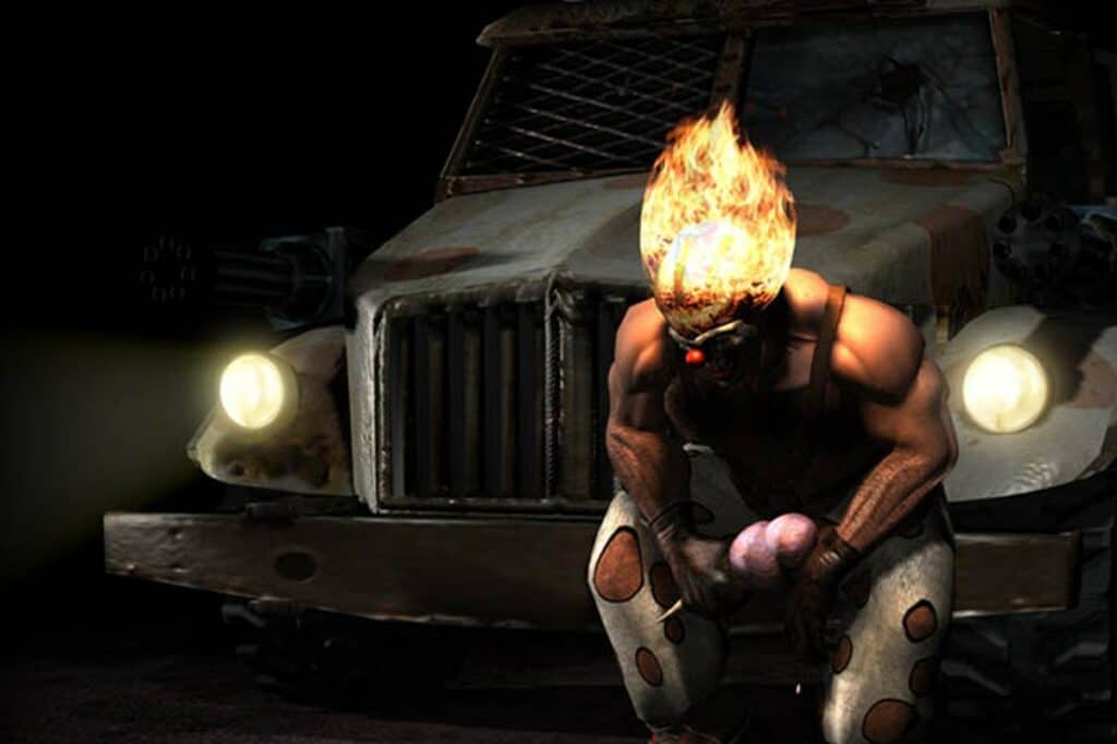 Sweet Tooth in Twisted Metal 2 for PlayStation