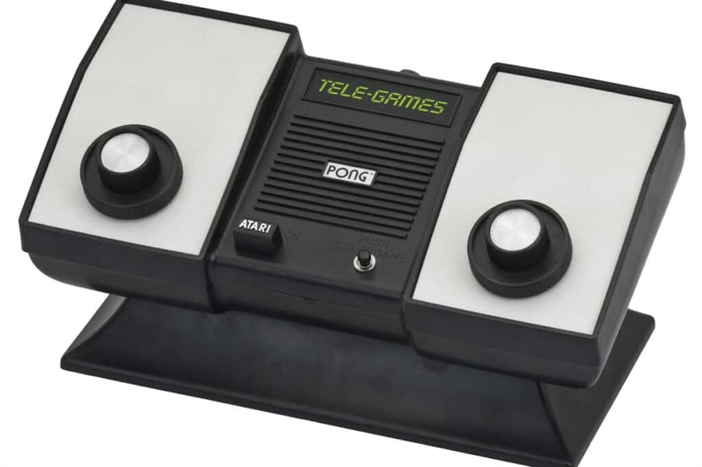 The Original Atari Pong Console