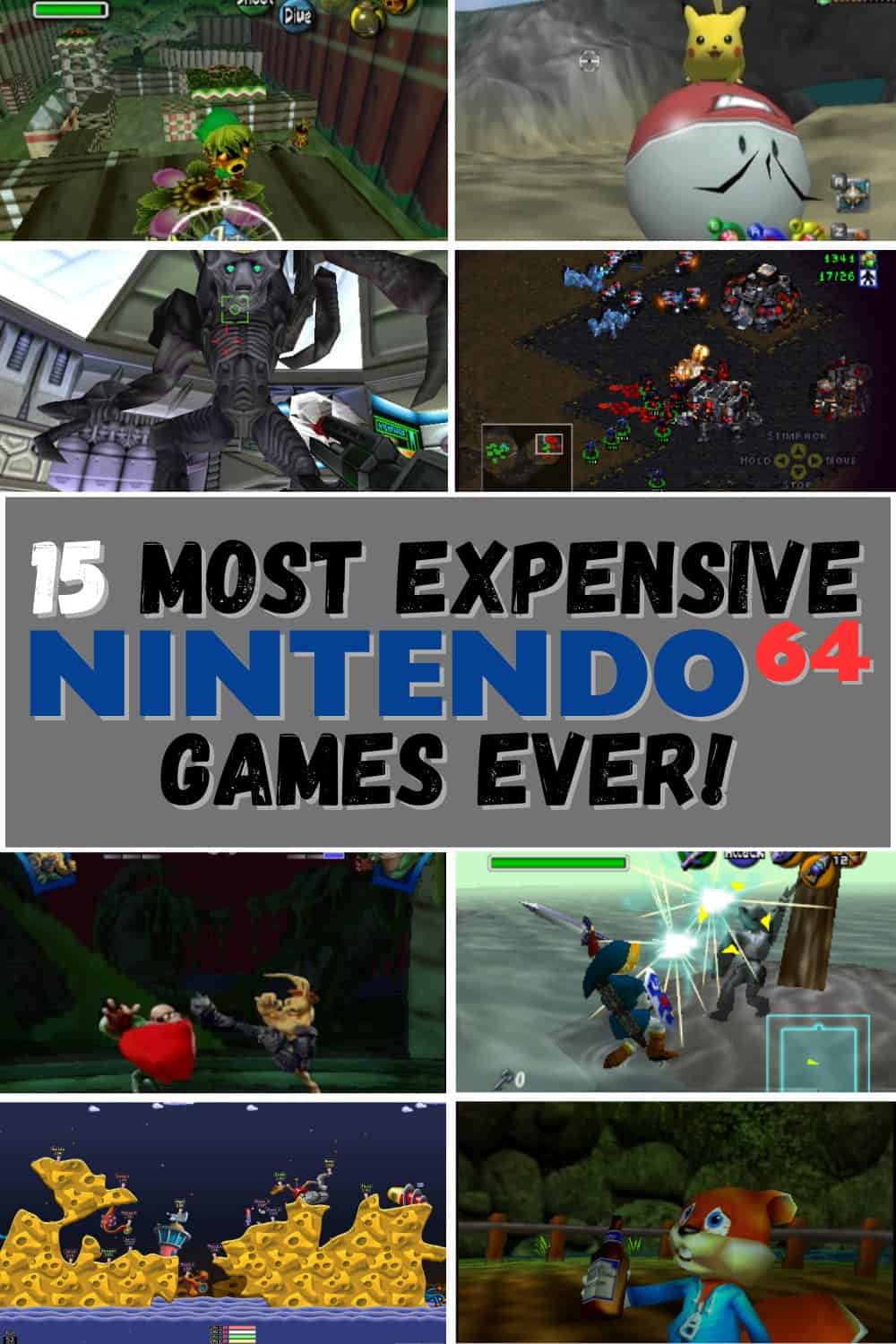 list of expensive N64 games