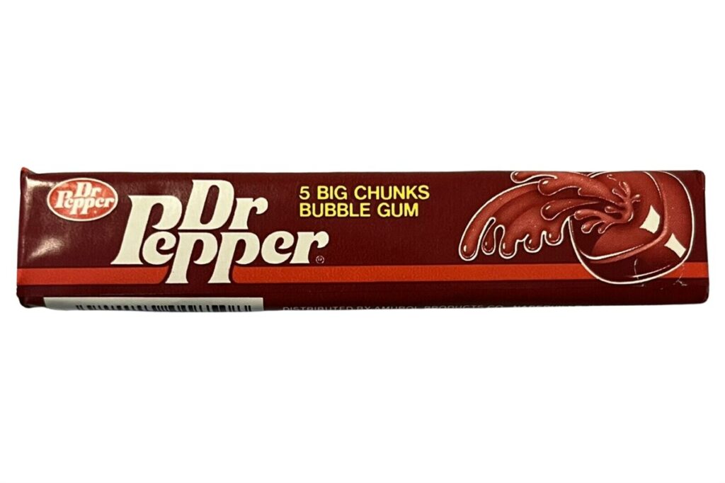 Dr. Pepper Bubble Gum from the 80s