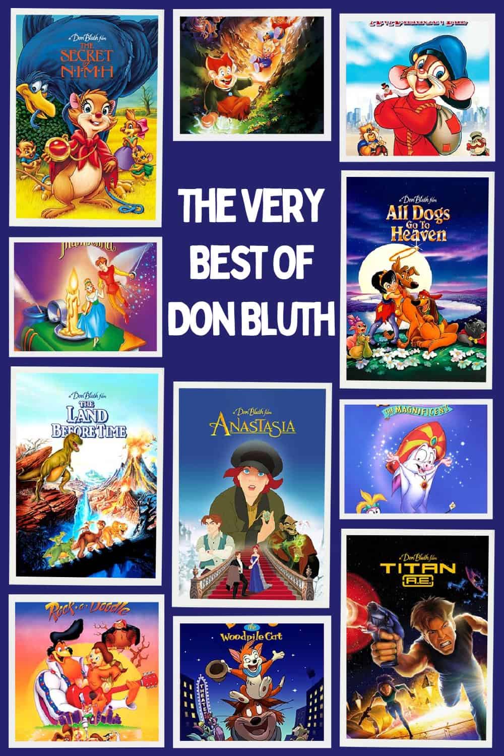 List of Best Don Bluth Movies