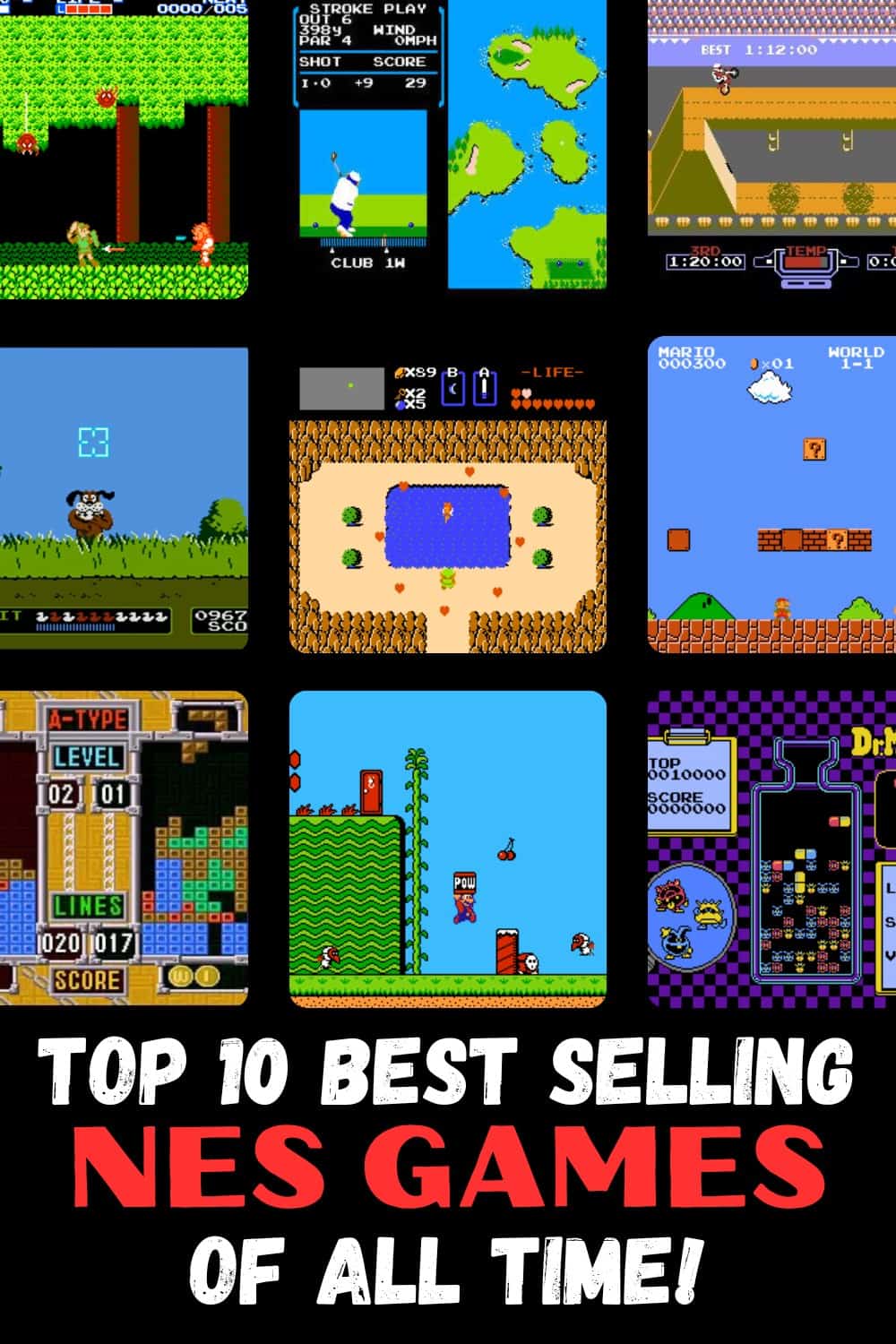 List of Best Selling Nintendo Entertainment System Games