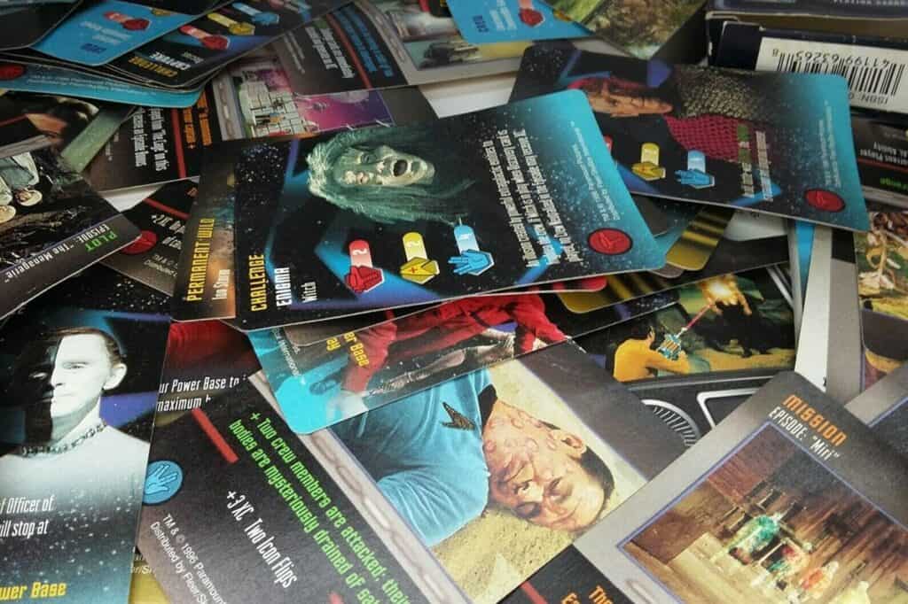 Star Trek Customizable Trading Card Game from the Mid 90s