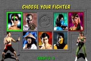 List Of Characters From the Original Mortal Kombat Game