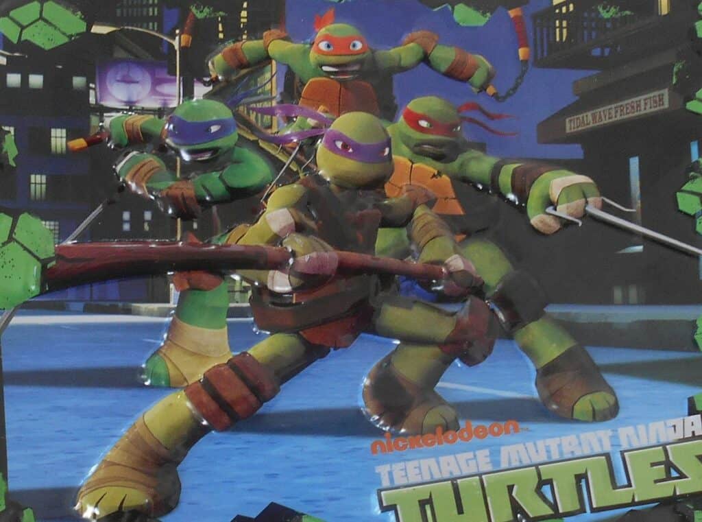 The TMNT are in their early teens