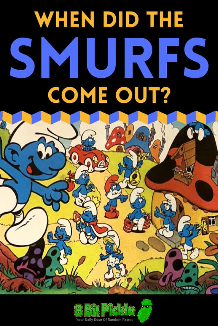 The Smurfs cartoon launched September 12 1981