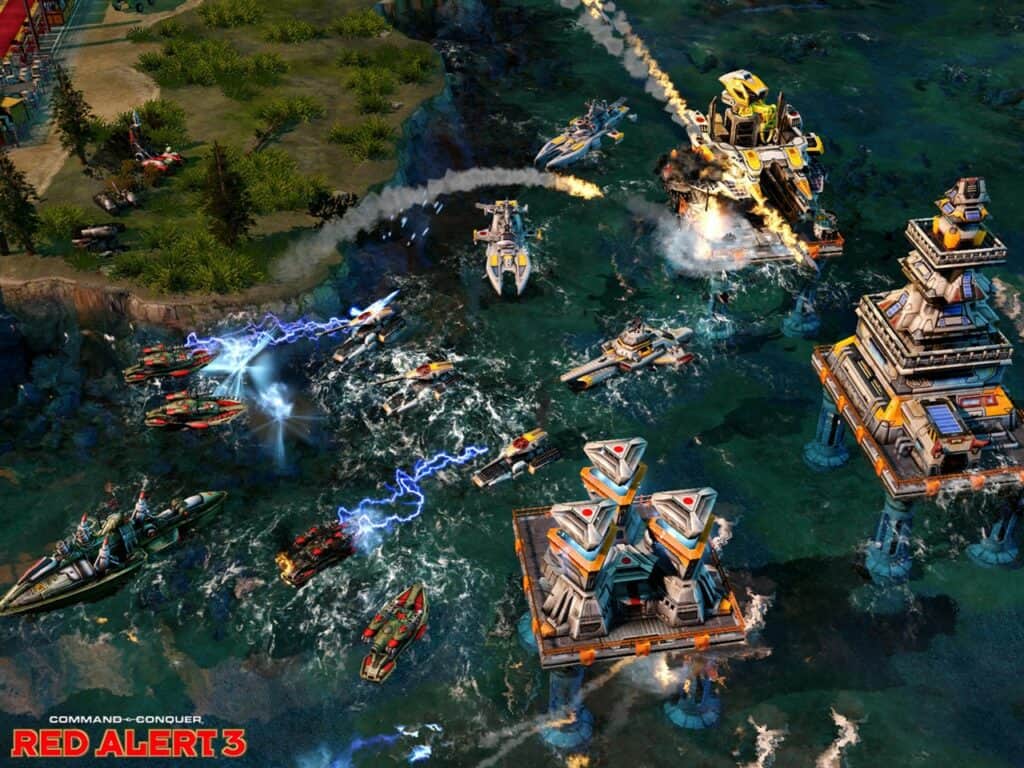 Command & Conquer Red Alert 3 is the king of RTS