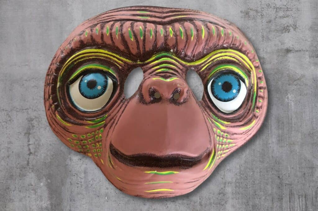 E.T. Halloween Mask From The 80s