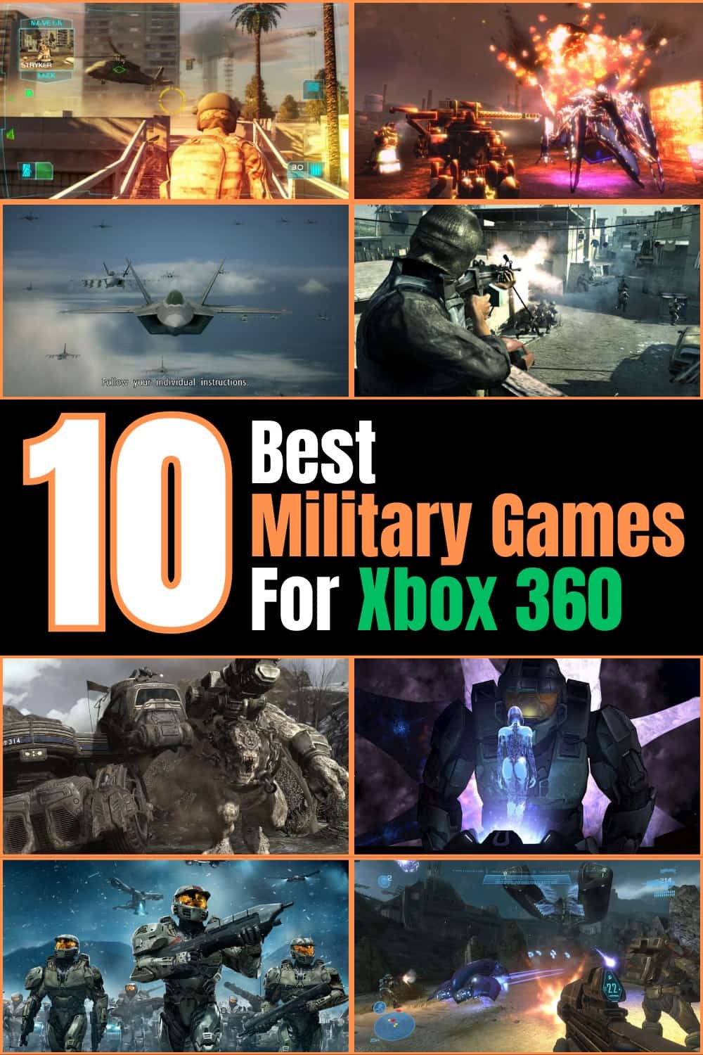 List of War Games For Microsoft Xbox 360