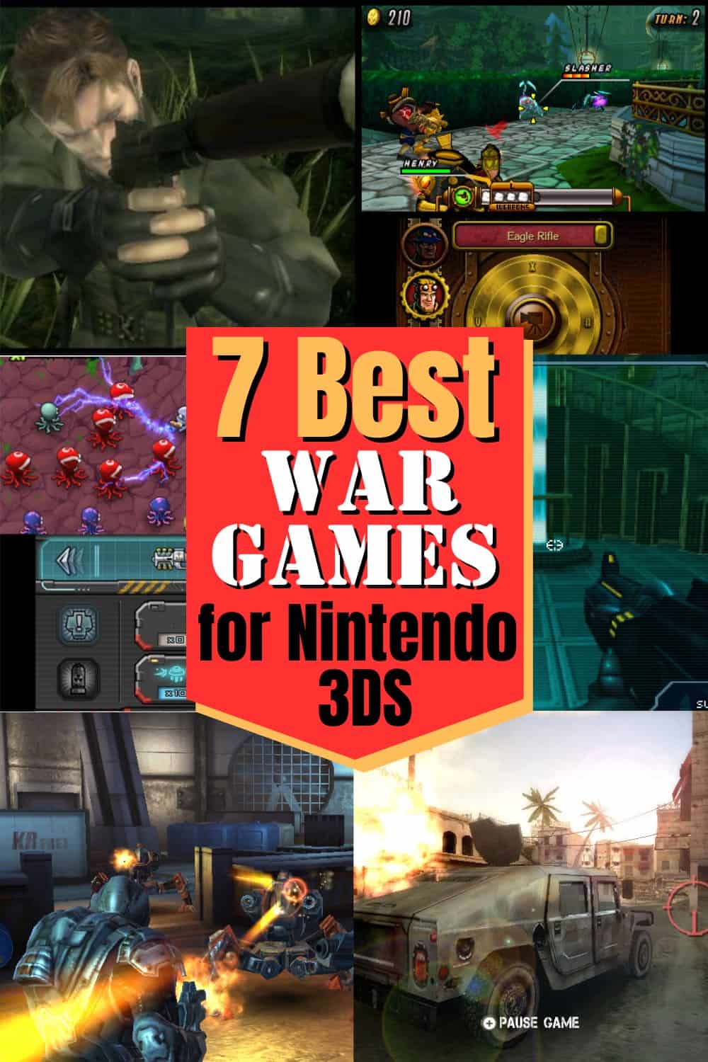 List of military games for the 3DS