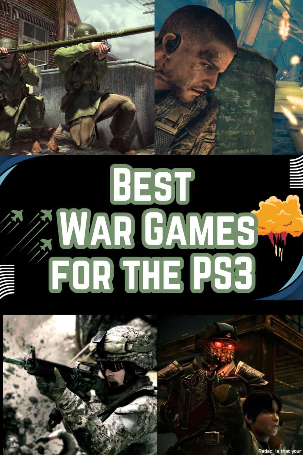 List of war games for the PS3